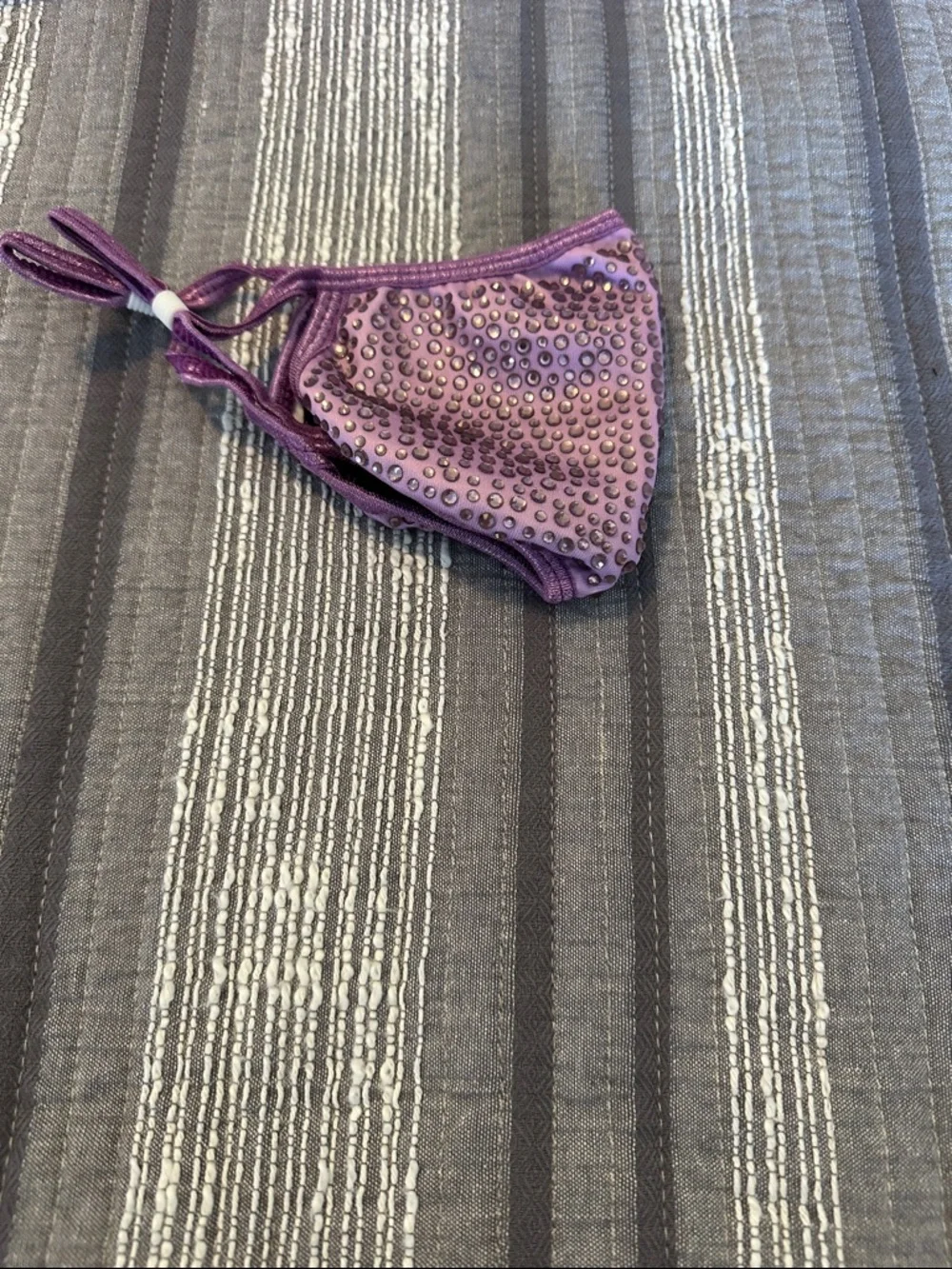 NWOT Embellished Purple Women's Fashion Face Mask
